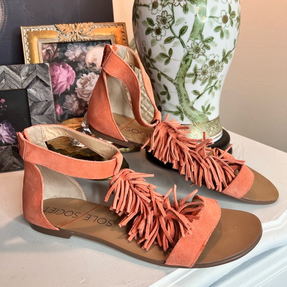Sole Society Shoes - Sole Society Koa Fringe Sandals